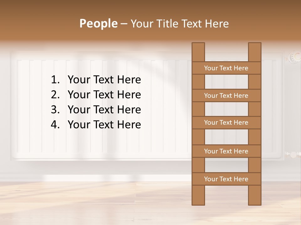 System Wall Radiator PowerPoint Template