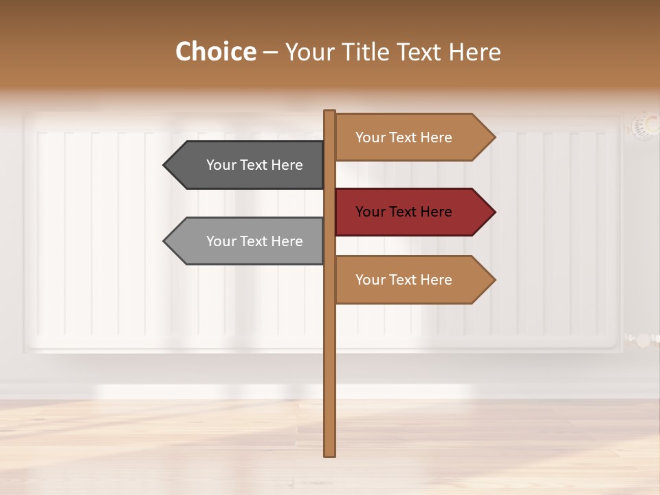 System Wall Radiator PowerPoint Template