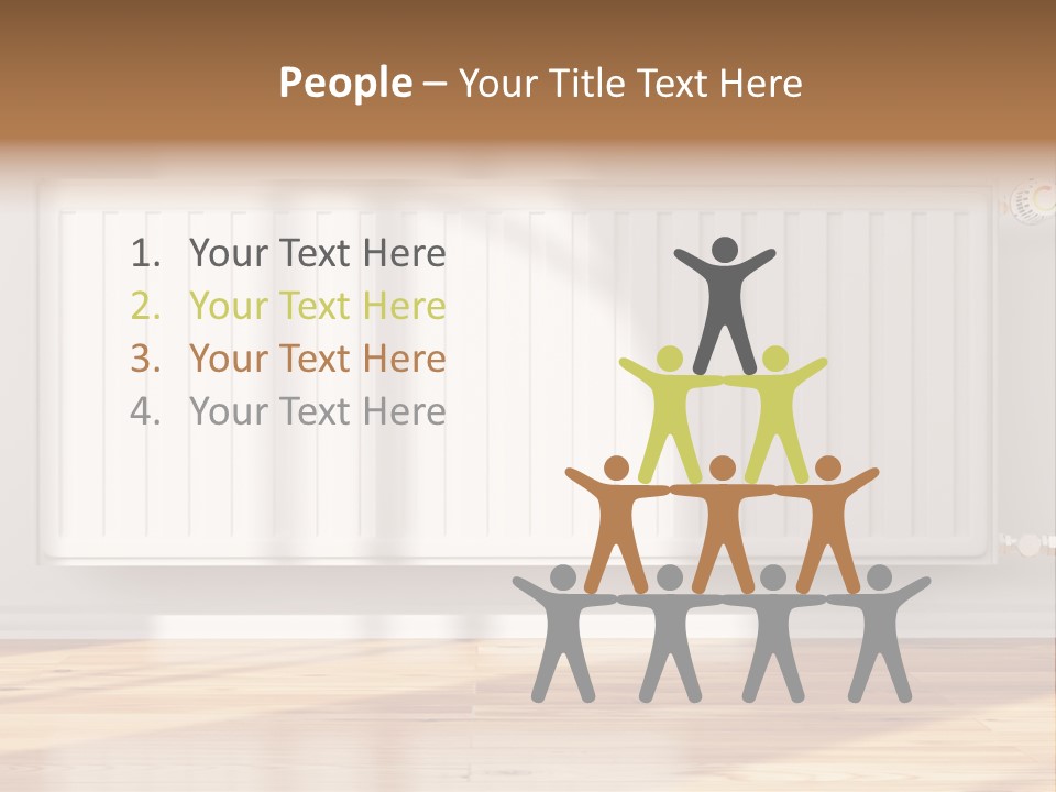 System Wall Radiator PowerPoint Template