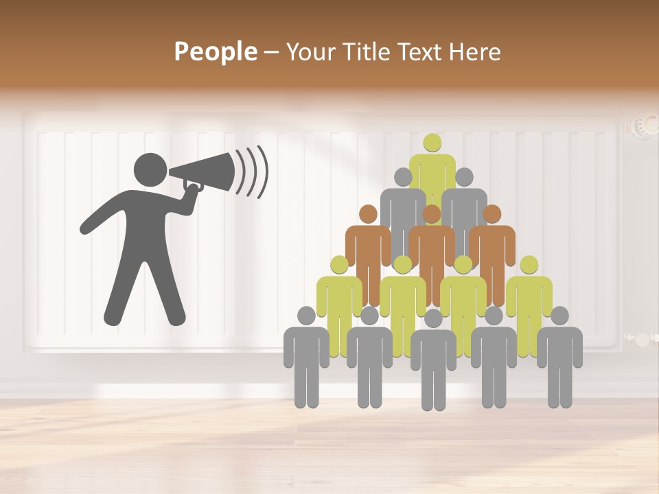 System Wall Radiator PowerPoint Template