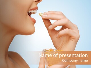 Youth Vitamin Freshness PowerPoint Template