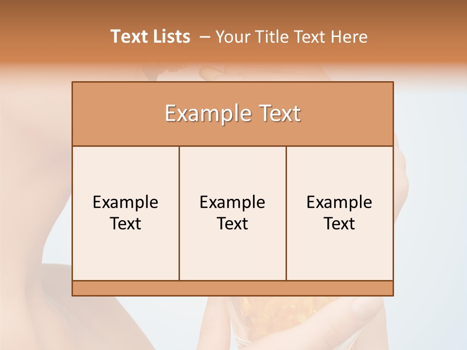 Youth Vitamin Freshness PowerPoint Template