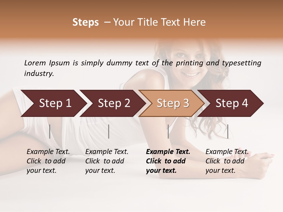 Smile Purity Young PowerPoint Template