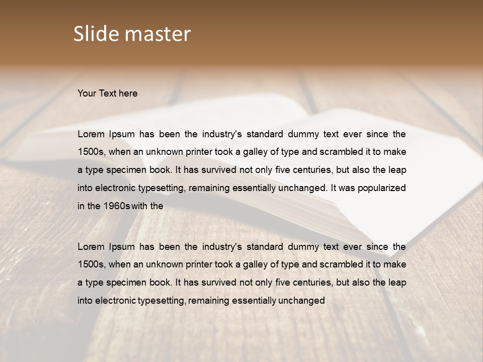 Paper Light Old PowerPoint Template