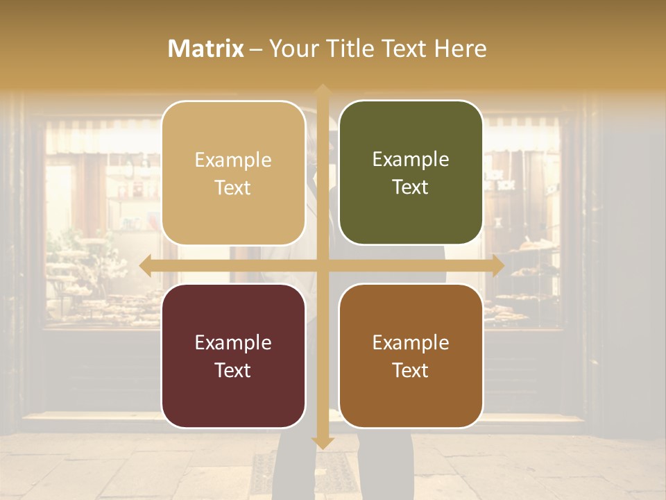 Night Topcoat Fashion PowerPoint Template