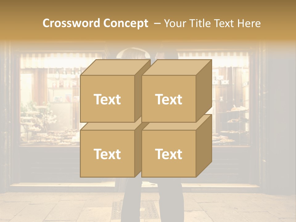 Night Topcoat Fashion PowerPoint Template