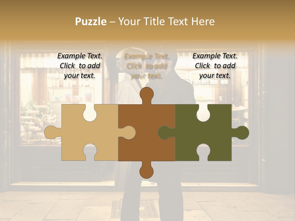 Night Topcoat Fashion PowerPoint Template