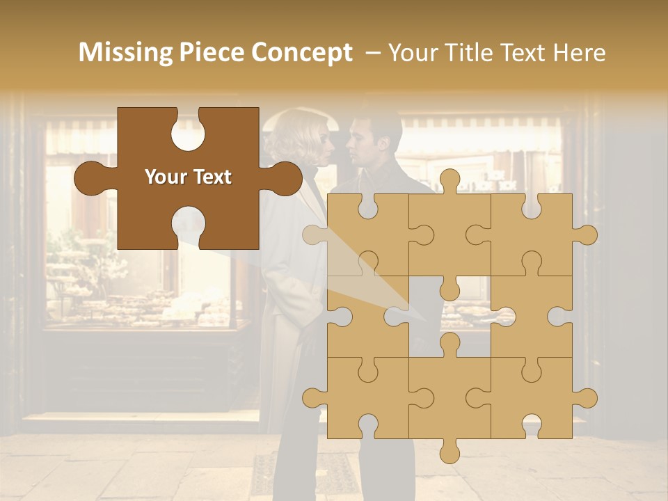 Night Topcoat Fashion PowerPoint Template