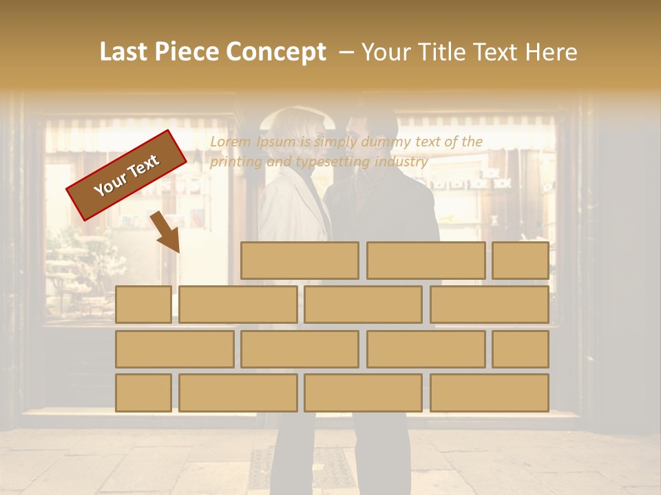 Night Topcoat Fashion PowerPoint Template