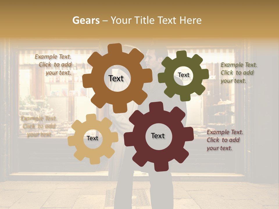 Night Topcoat Fashion PowerPoint Template