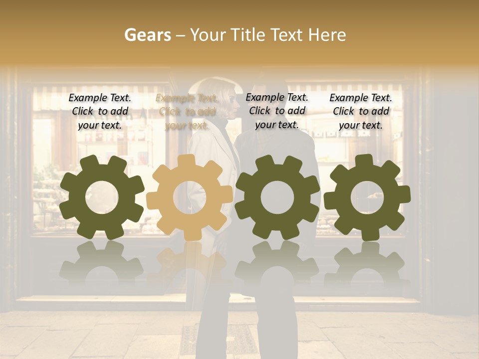 Night Topcoat Fashion PowerPoint Template