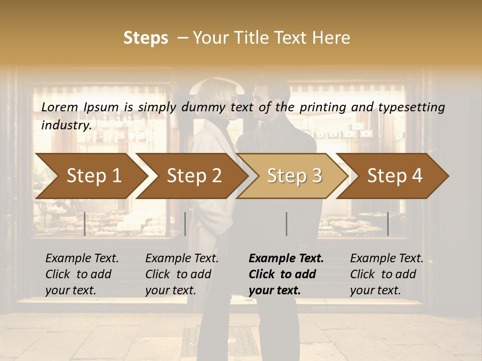 Night Topcoat Fashion PowerPoint Template