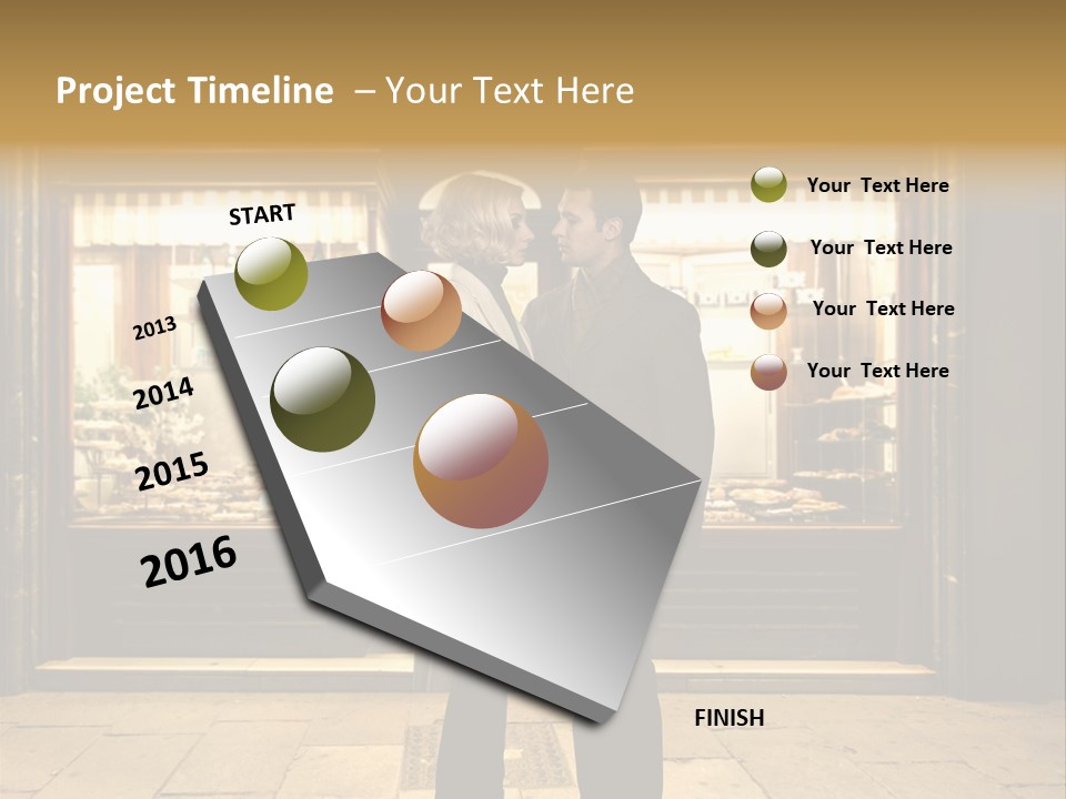 Night Topcoat Fashion PowerPoint Template