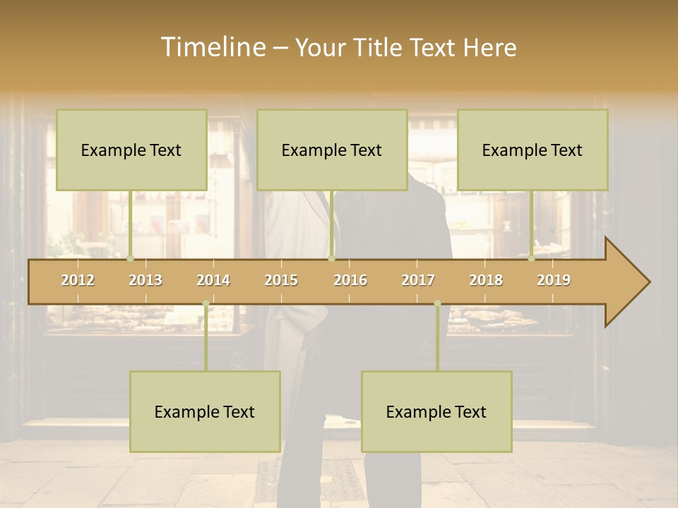 Night Topcoat Fashion PowerPoint Template