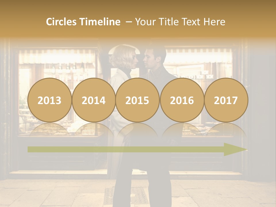 Night Topcoat Fashion PowerPoint Template