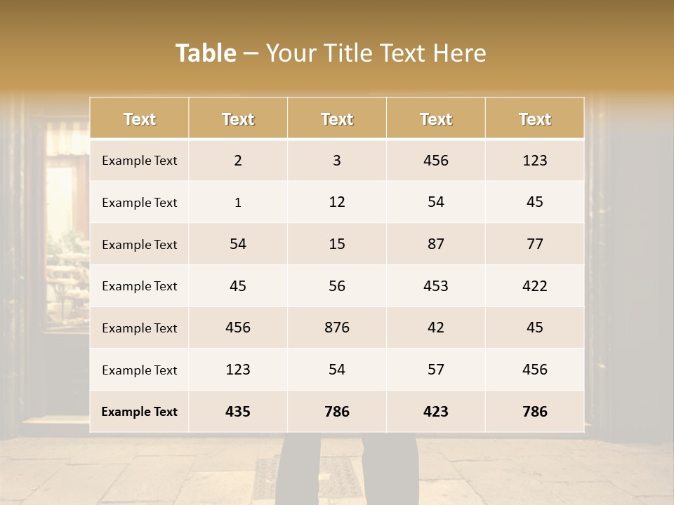 Night Topcoat Fashion PowerPoint Template