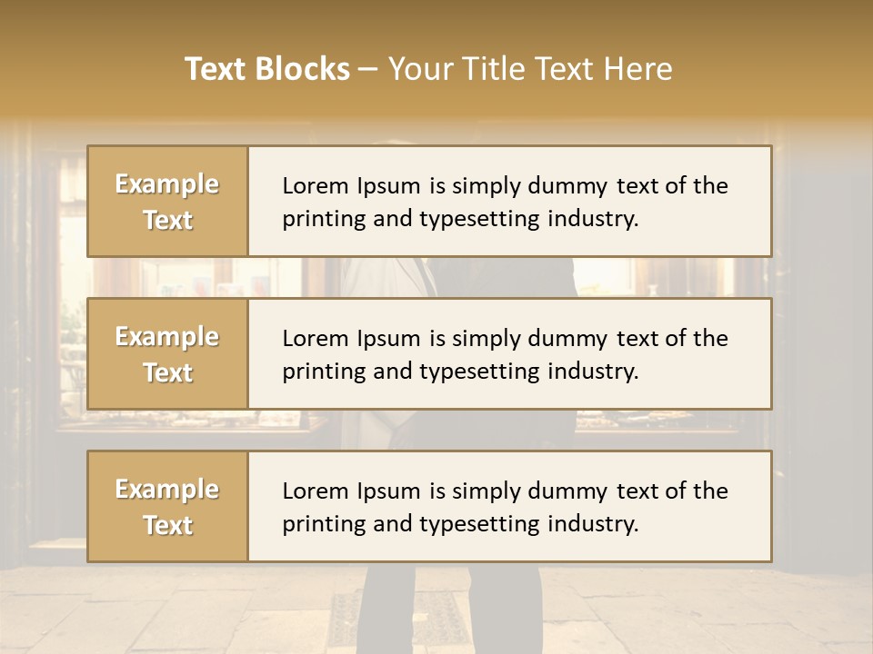 Night Topcoat Fashion PowerPoint Template