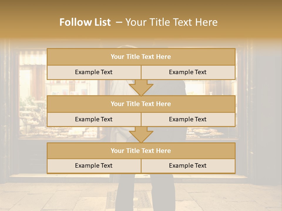Night Topcoat Fashion PowerPoint Template