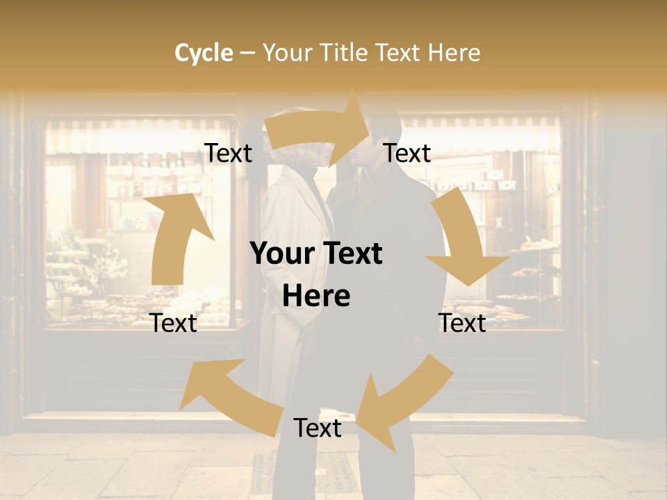 Night Topcoat Fashion PowerPoint Template