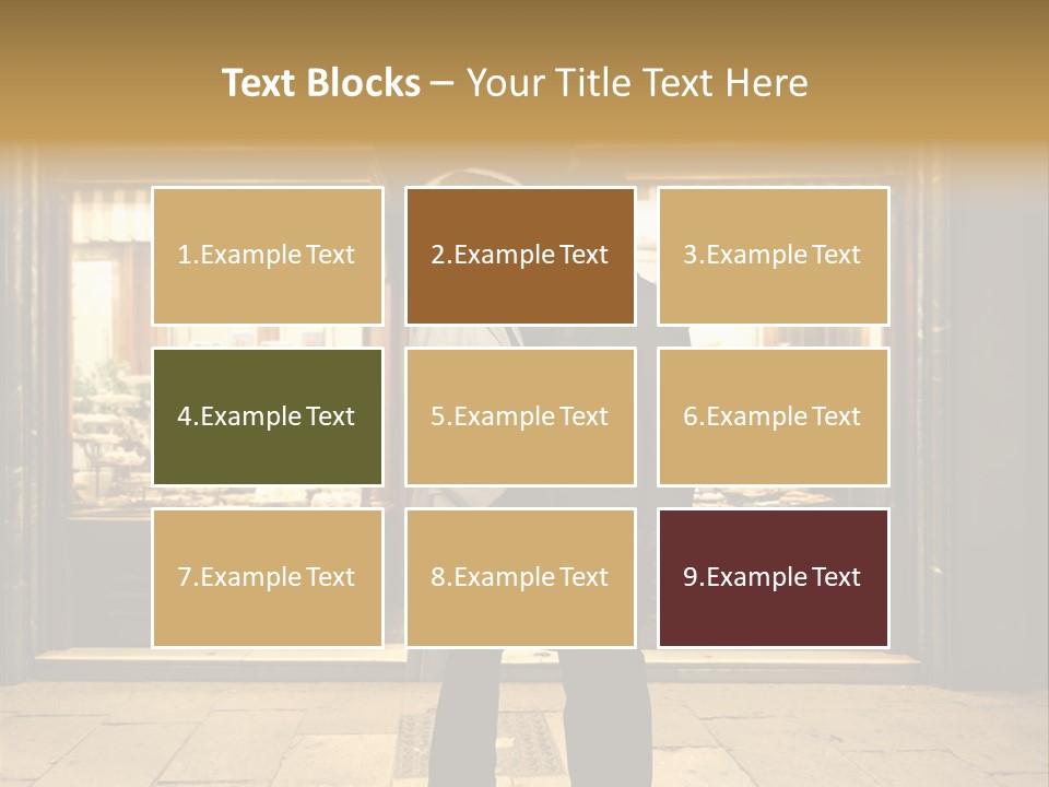 Night Topcoat Fashion PowerPoint Template