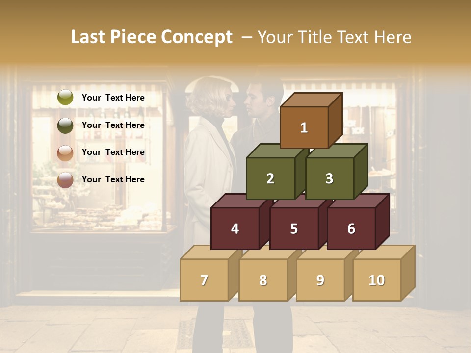 Night Topcoat Fashion PowerPoint Template