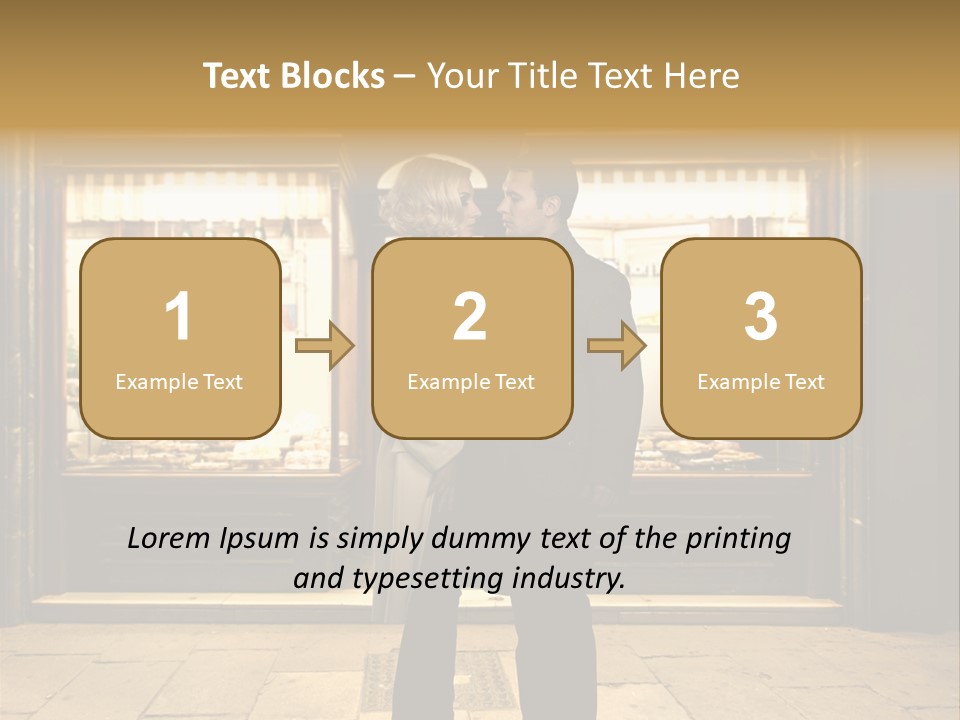 Night Topcoat Fashion PowerPoint Template