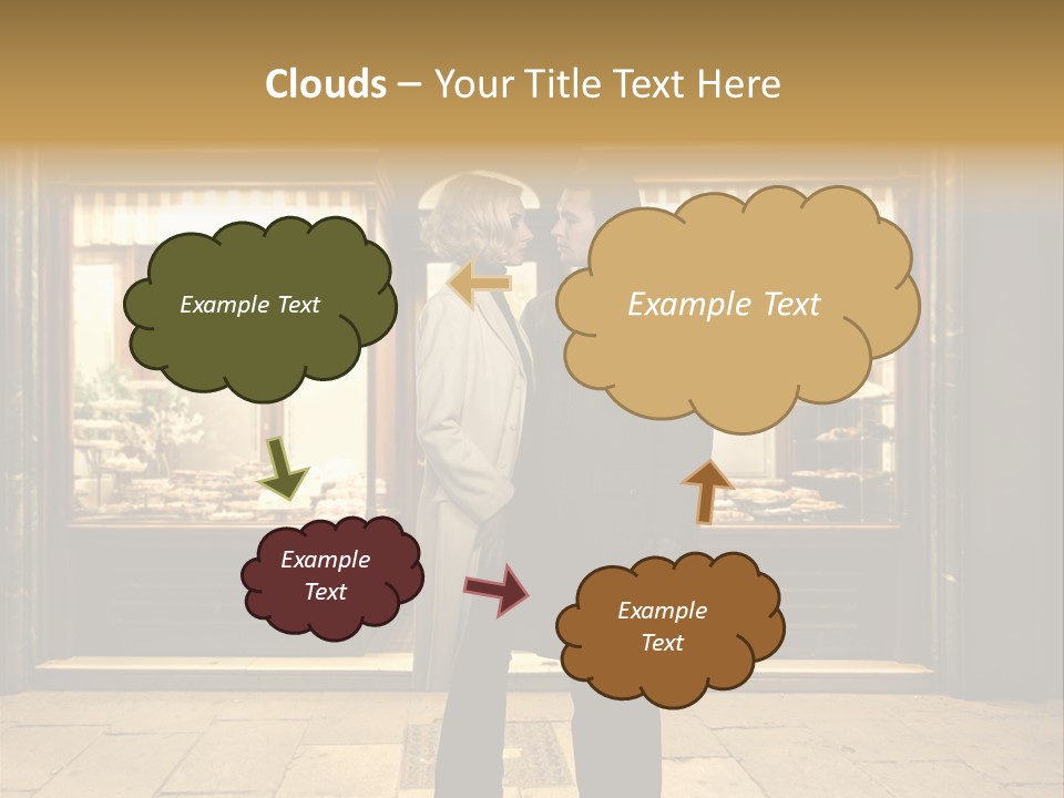 Night Topcoat Fashion PowerPoint Template