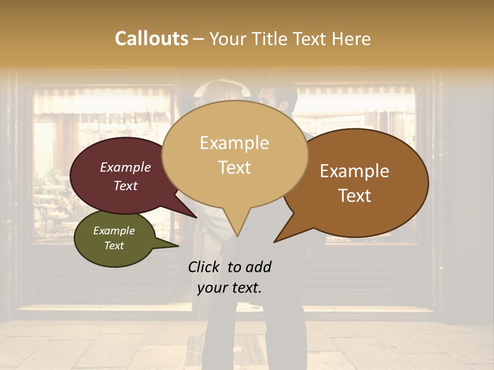 Night Topcoat Fashion PowerPoint Template