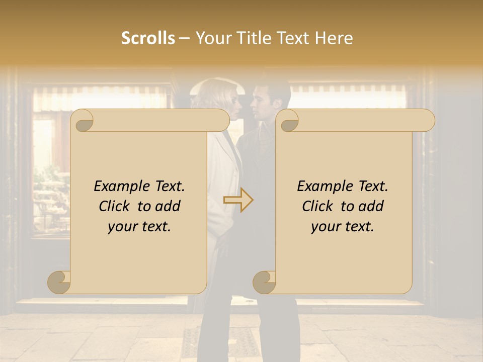 Night Topcoat Fashion PowerPoint Template