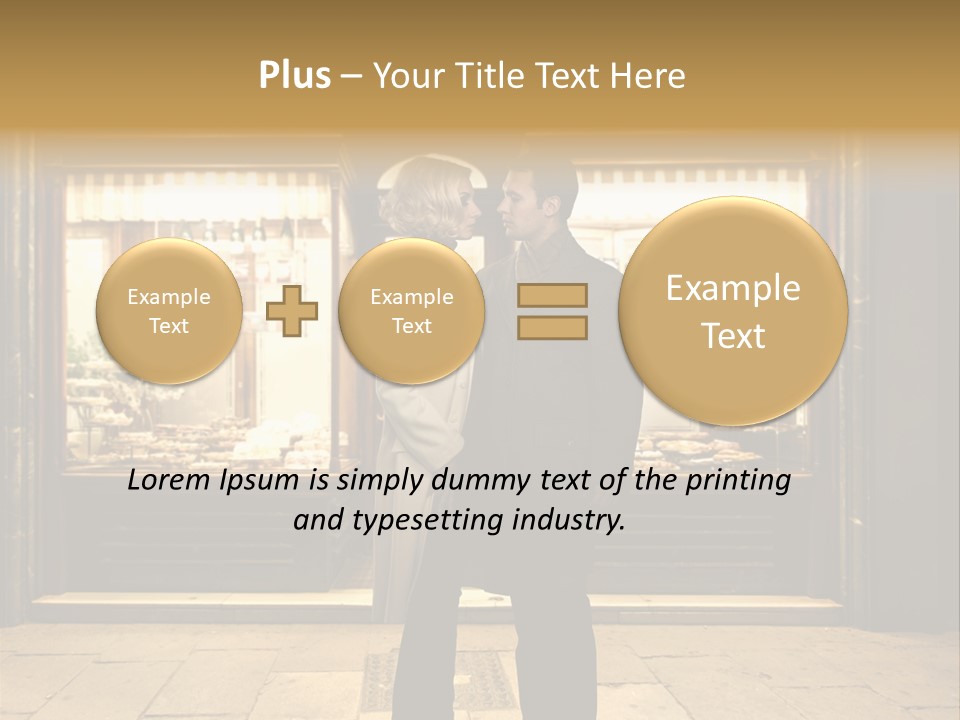 Night Topcoat Fashion PowerPoint Template