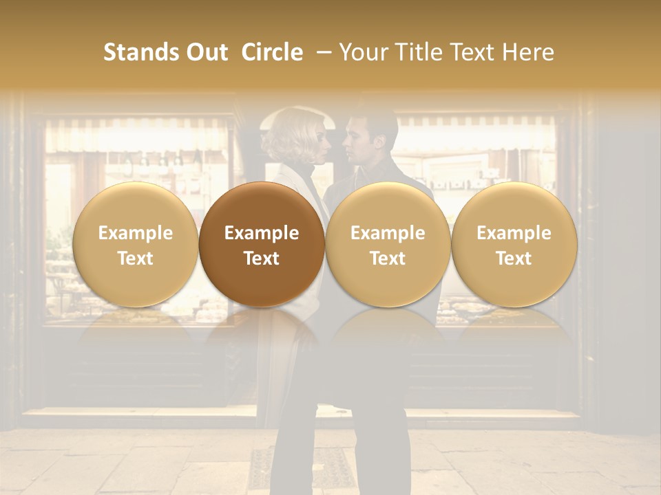 Night Topcoat Fashion PowerPoint Template