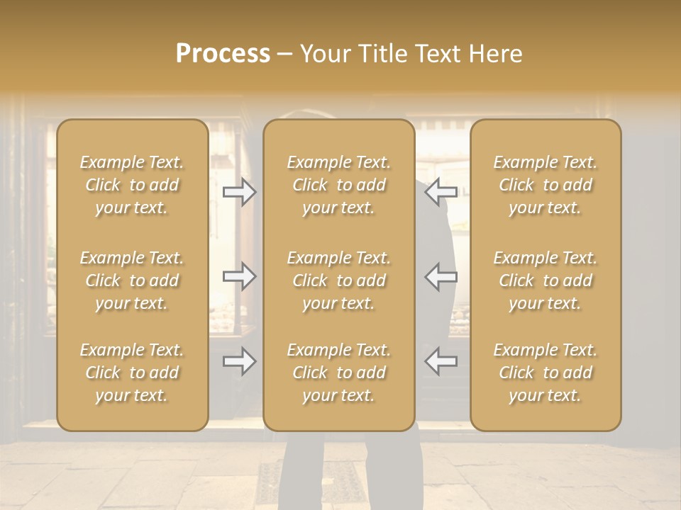 Night Topcoat Fashion PowerPoint Template