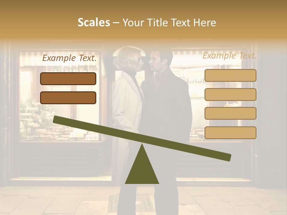 Night Topcoat Fashion PowerPoint Template