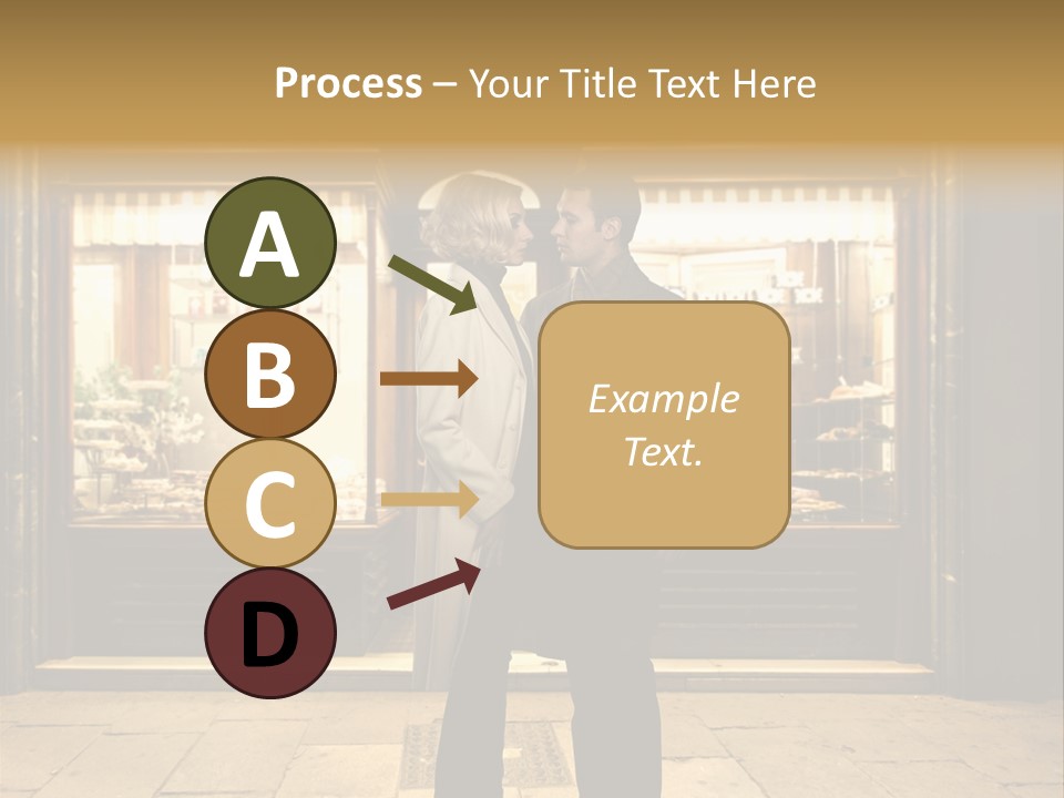 Night Topcoat Fashion PowerPoint Template