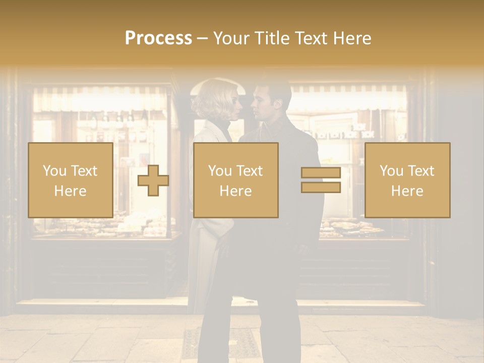 Night Topcoat Fashion PowerPoint Template