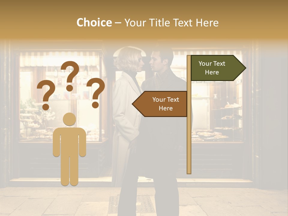 Night Topcoat Fashion PowerPoint Template