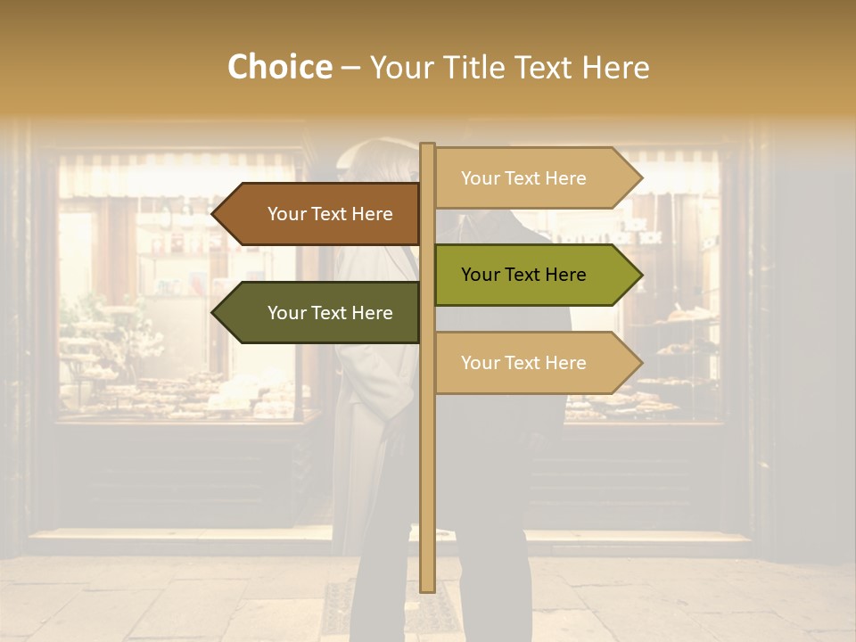 Night Topcoat Fashion PowerPoint Template