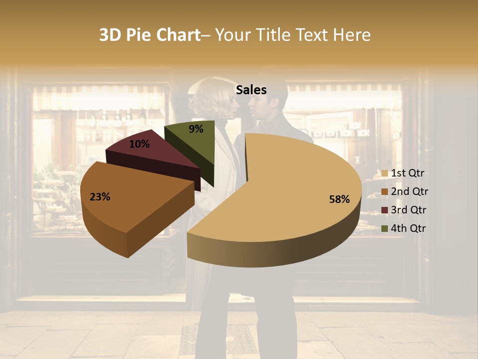 Night Topcoat Fashion PowerPoint Template