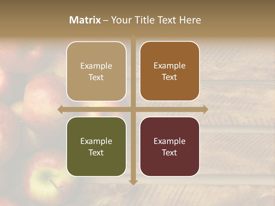 Large Red Food PowerPoint Template