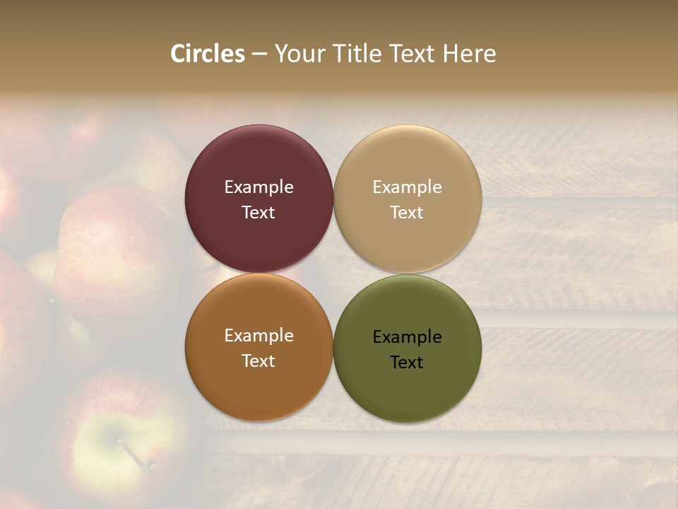 Large Red Food PowerPoint Template