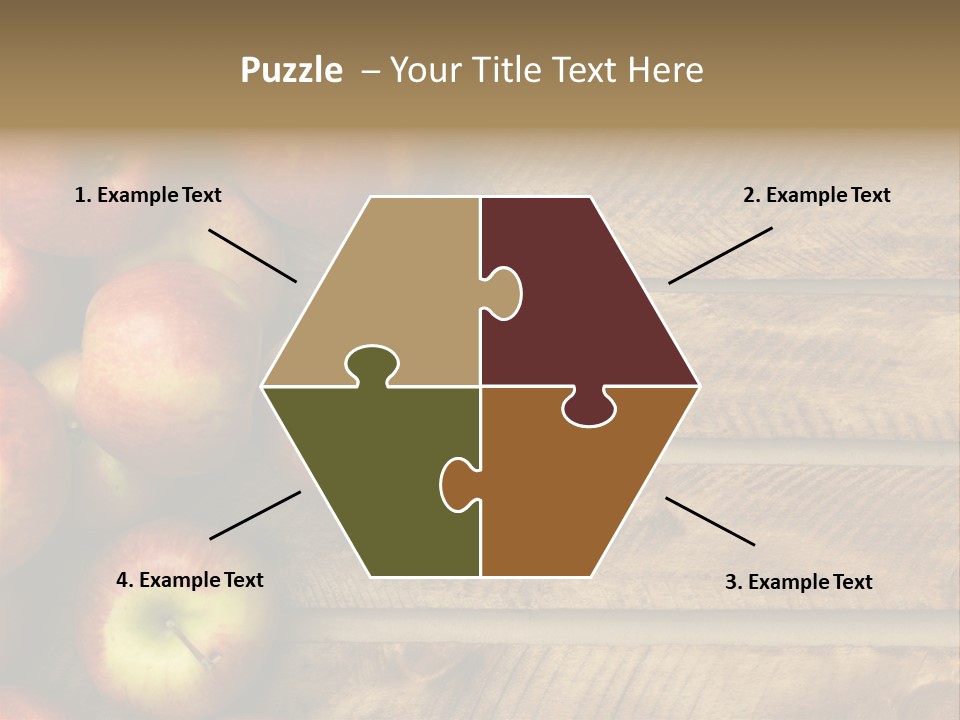 Large Red Food PowerPoint Template