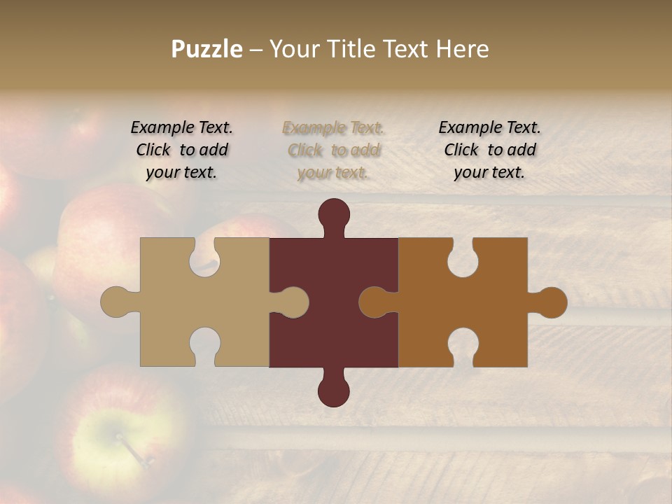 Large Red Food PowerPoint Template