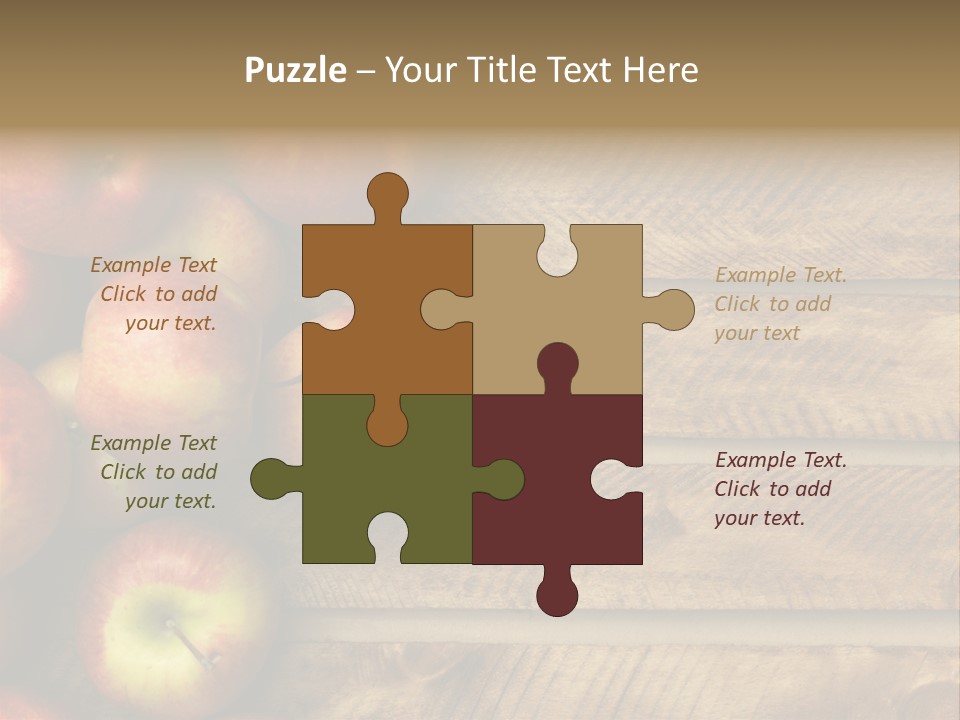 Large Red Food PowerPoint Template