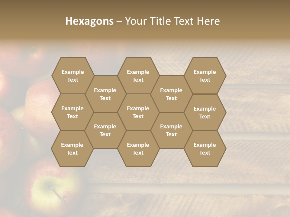 Large Red Food PowerPoint Template