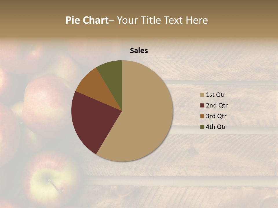 Large Red Food PowerPoint Template