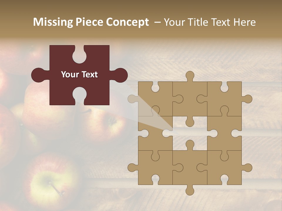 Large Red Food PowerPoint Template