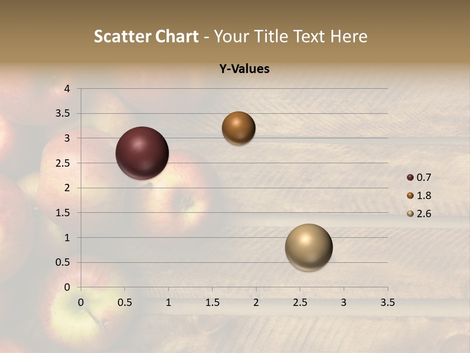 Large Red Food PowerPoint Template