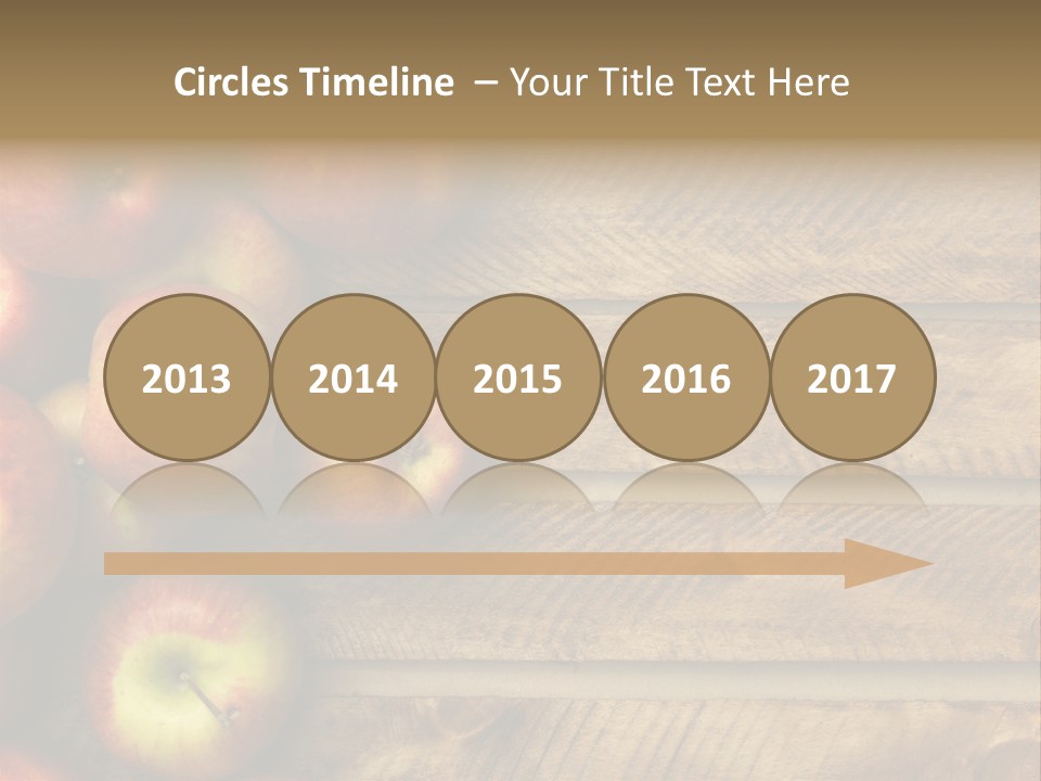 Large Red Food PowerPoint Template