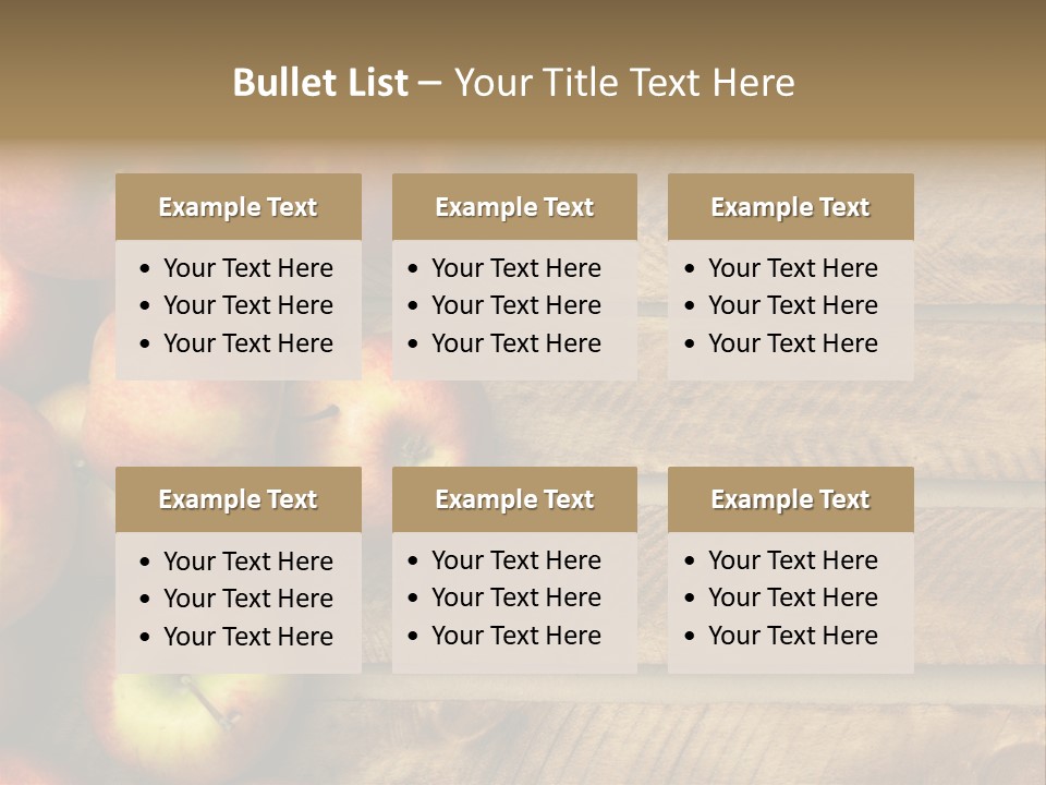 Large Red Food PowerPoint Template