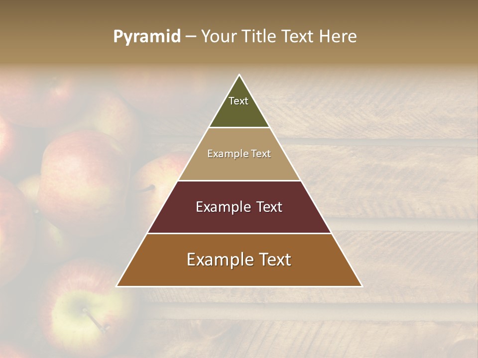 Large Red Food PowerPoint Template